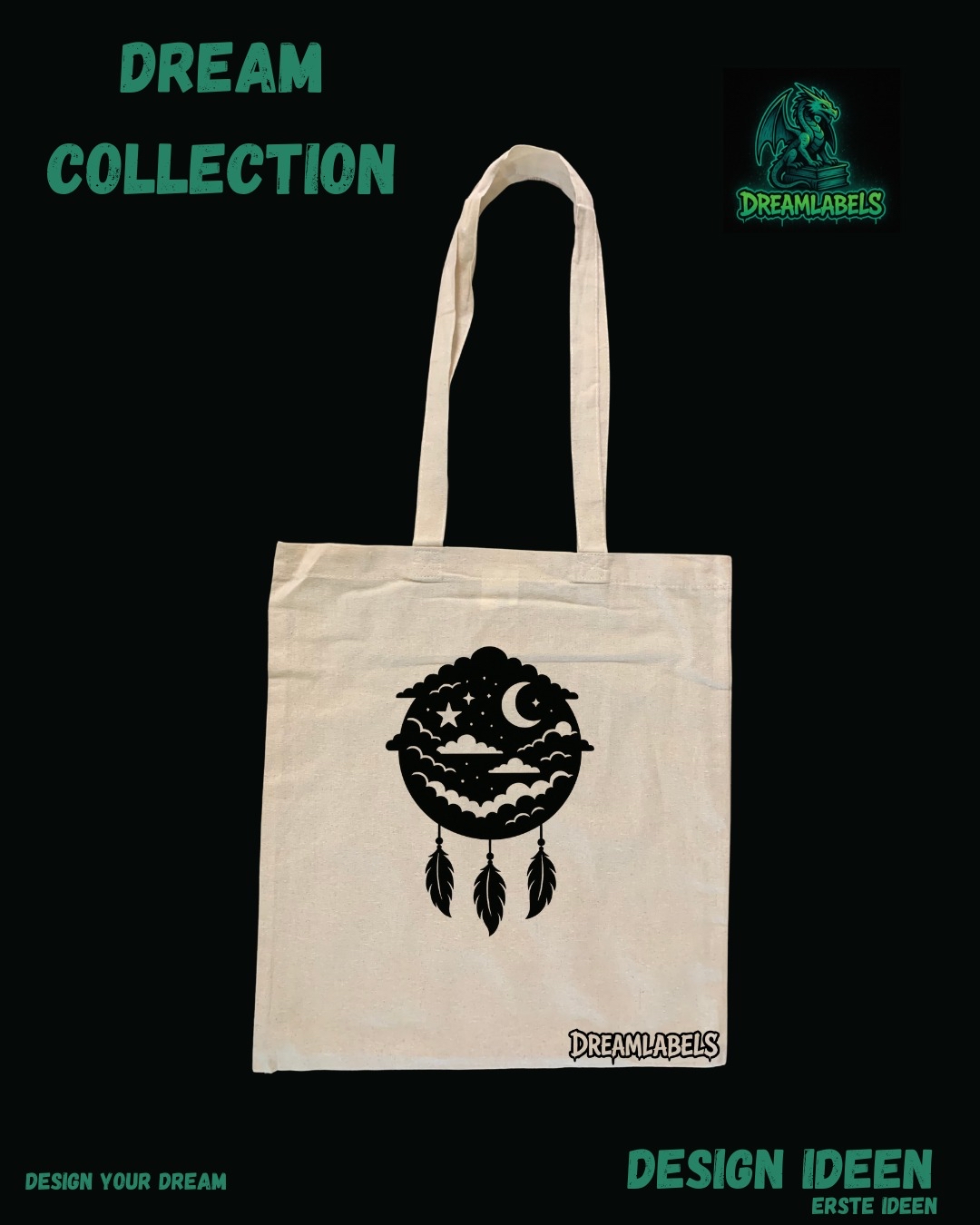 Stoffbeutel „Dreamcatcher“ - Dreamlabels